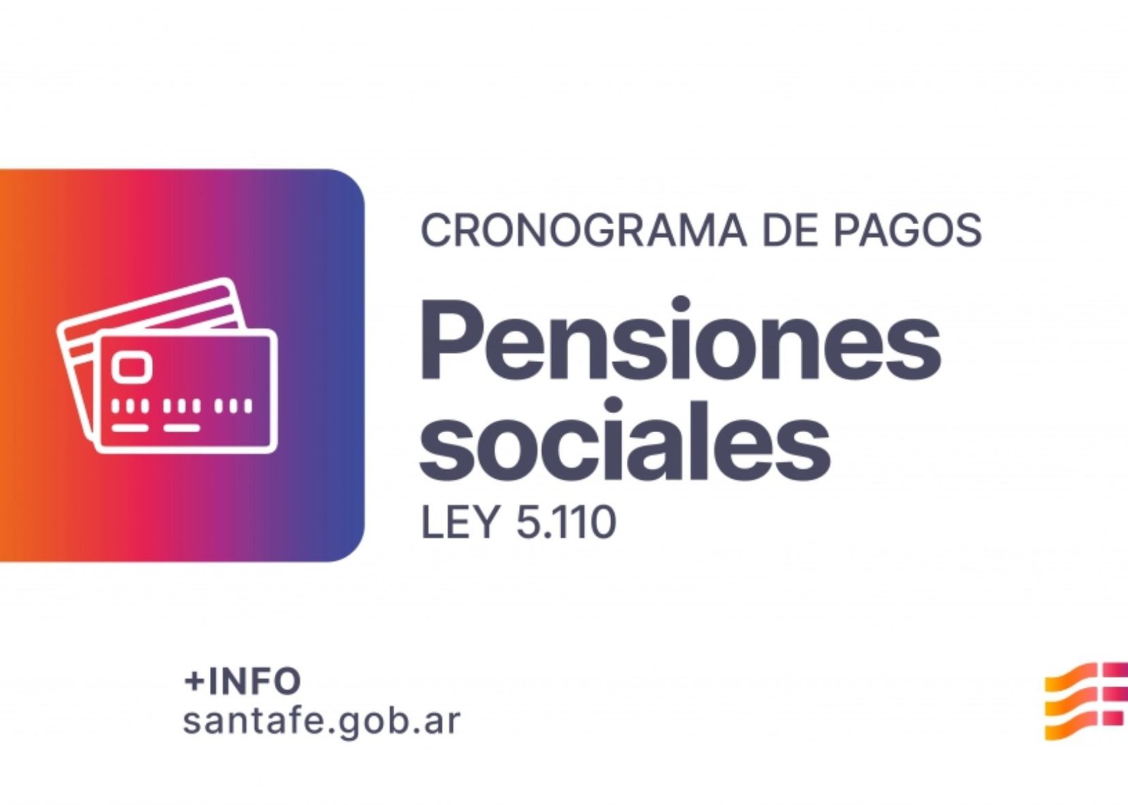 Provincia informó el cronograma de pago de las pensiones sociales